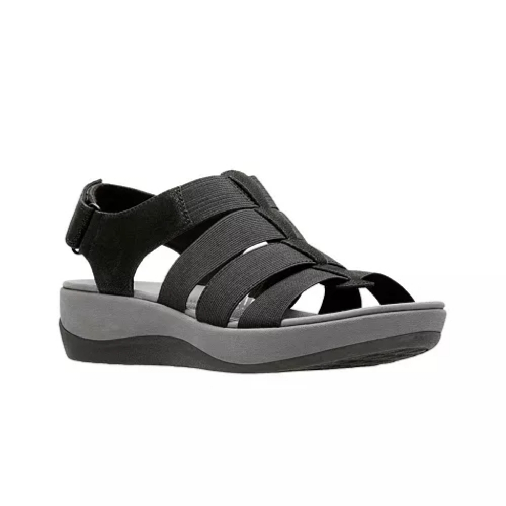 Clarks | Cloudsteppers Arla Shaylie Womens Sandals Black Size 9